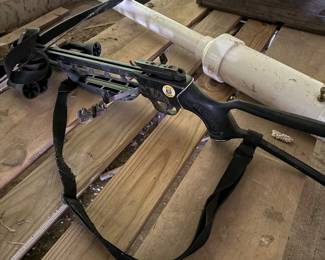 Potatoe launcher. Crossbow