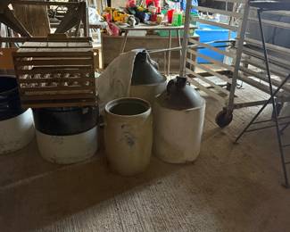 Crocks. Jugs