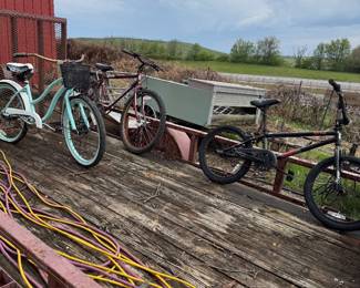 Bicycles and heavy extension cords