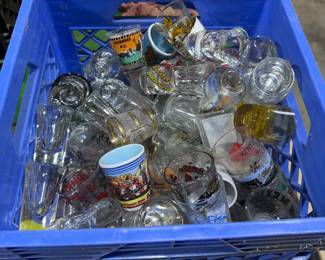 Shot glasses; mostly state