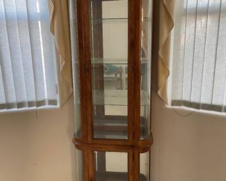Glass Front Cabinet $30