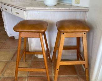 MCM Teak Barstools $100