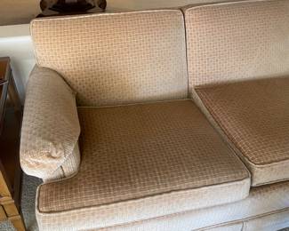 Pink Velvet 7 Ft Couch $50