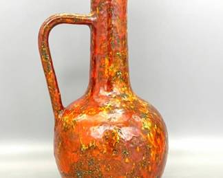 Vintage handmade abstract vase/pitcher $65