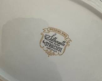 Silhouette by Syracuse vintage set of china 