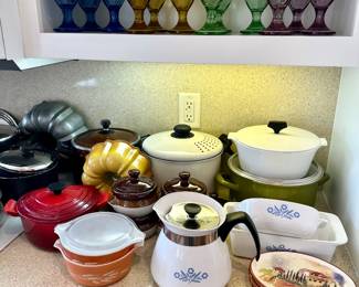 Pots and pans and kitchen items 