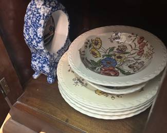 May Flower Metlox Poppytrail Vernon dish set