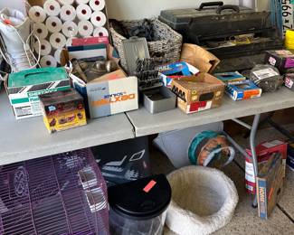 tools and electronics, pet items, hamster cage, fish tank 