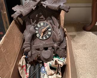 Antique Black Forest German cuckoo cock (Hunter Style)