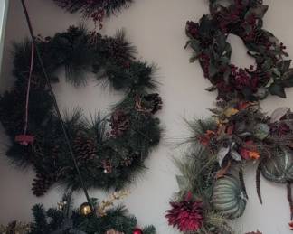 Assorted Decorative Wreaths