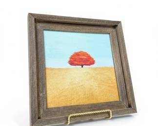 Abstract Tree Landscape Painting