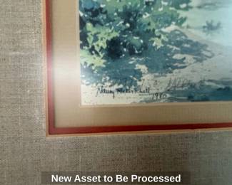 New Asset to Be Processed O