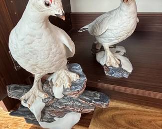 Baldwin Limited Edition Porcelain Ptarmigan Figurines