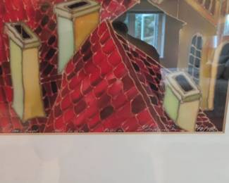 Limited Edition Print of European Cityscape by Anatole Krasnyansky second image