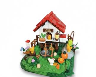 LumiBricks Waterfall Cabin Building Set and Legos second image