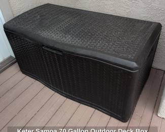 Keter Samoa Gallon Outdoor Deck Box