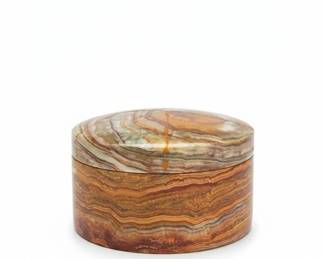 Banded Onyx Decorative Box