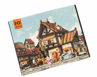 FUNWHOLE Medieval Tailor Shop Building Block Set F