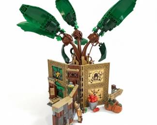 Custom Lego Autumn or Halloween Diorama with Lego Icons Autumn Cottage Garden Set third image