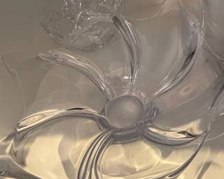 Cofrac Art Verrier France Crystal Art Glass Bowl