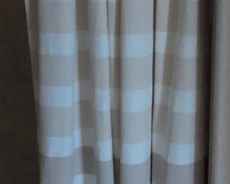 Cabana Striped Fabric Shower Curtain