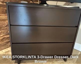 IKEA STORKLINTA Drawer Dresser, Dark Brown