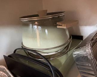 Vintage Rival CrockPot Slow Cooker with Wood Handles