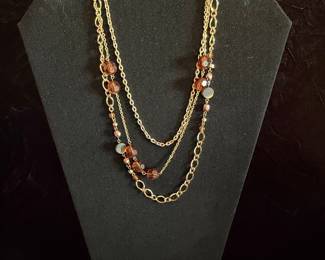 Multi-Strand Beaded Necklace
