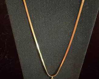 1908 $2.50 Indian Head Gold Coin Pendant Necklace