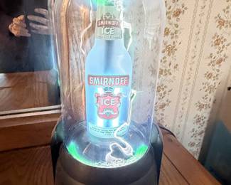 Smirnoff Ice "Drink Ice Cold" Plasma Bottle Light Display