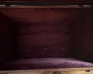 Antique Dome Top Steamer Trunk