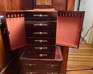 The Commodore Collection by Rosalco Jewelry Armoire