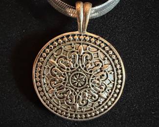 Vintage Filigree Medallion Necklace