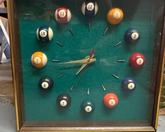 Vintage Heritage International Billiard Ball Wall Clock