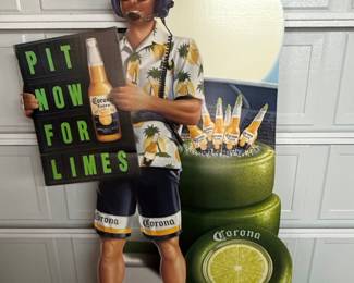 Corona Extra "Pit Now For Limes" Cardboard Standee