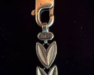 14k Gold Leaf Link Bracelet