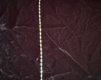 Sterling Silver Twisted Rope Chain Bracelet