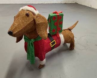 Dachshund Christmas Light-Up Decoration