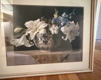 Ken Marlow "Lilies in Delft" Print