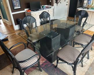 Bamboo Table and Chairs