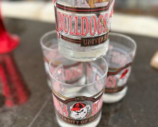 UGA Rocks glasses