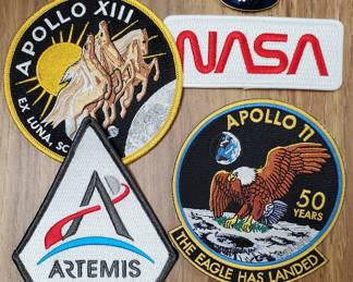 NASA Official Patches, Pins, Medallions