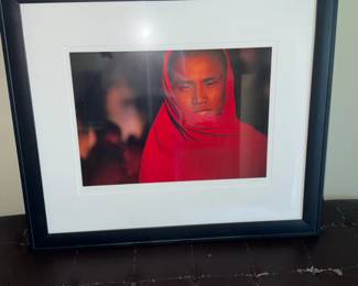 Portrait of a Young Man with Red Drape by Txema Yeste