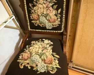 Victorian Needlepoint Armchair