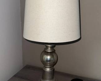 Jonathan Y Anya Glass Transitional Table Lamp with Linen Shade