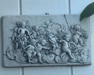 Cherub Relief Plaque