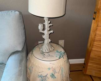 Whimsical Tree and Owl Table Lamp