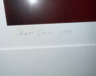 Red Calm Print by Shepard Fairey