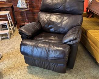 Leather recliner
