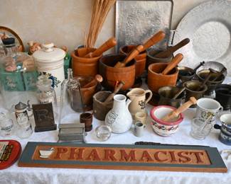 Vintage Antique Motar's and Pestles 